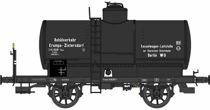 REE Modeles WB-465 - Tank Car Deutschen Reichsbahn DR-USSR Zone